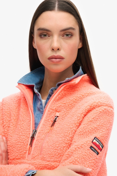 Superdry outdoor half zip fleece